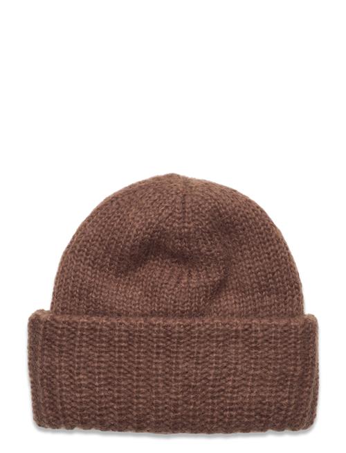 Se Becksöndergaard Oma Beanie Becksöndergaard Brown ved Booztlet