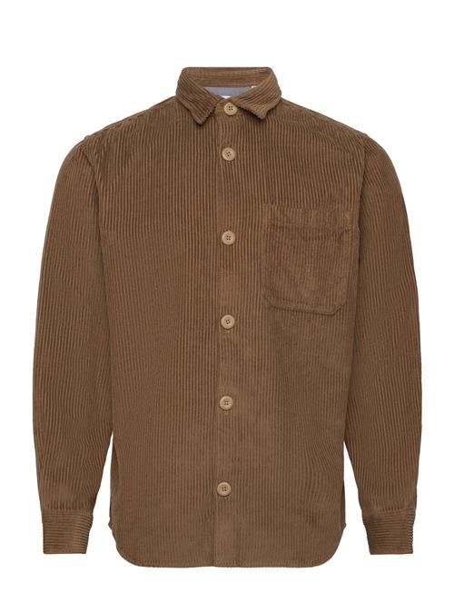 Jack & Jones Jjkendrick Cord Overshirt Ls Jack & J S Brown