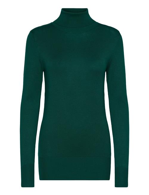 Se Kaffe Astrid Roll Neck Kaffe Green ved Booztlet