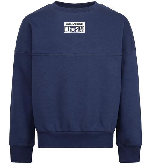 Se Converse Converse Sweatshirt - Converse Navy ved KidsWorld