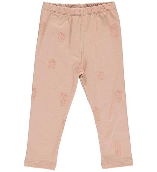 Se Gro Gro Leggings - Malak - Pudderrosa ved KidsWorld