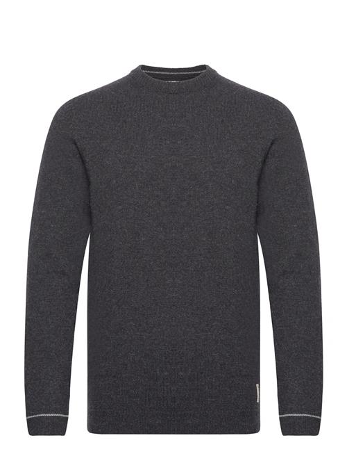 Se Fat Moose Cameron O-Neck Knit Fat Moose Grey ved Booztlet