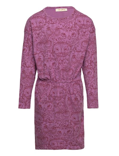 Sgvigdis Owl L_S Dress Soft Gallery Purple