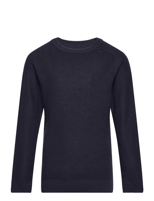 Jack & Jones Jprblaanderson Knit Structure Crew Jnr Jack & J S Navy