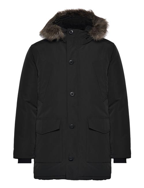 Everest Faux Fur Hooded Parka Superdry Black