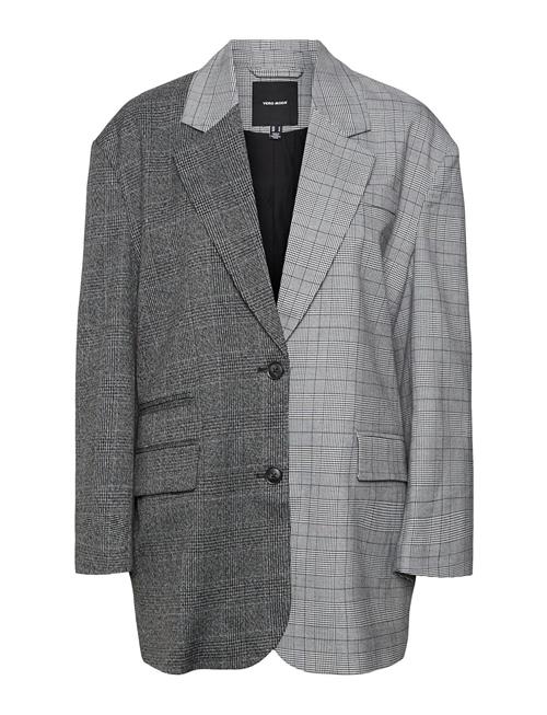 Vero Moda Vmmila Ls Over D Check Blazer Vero Moda Grey