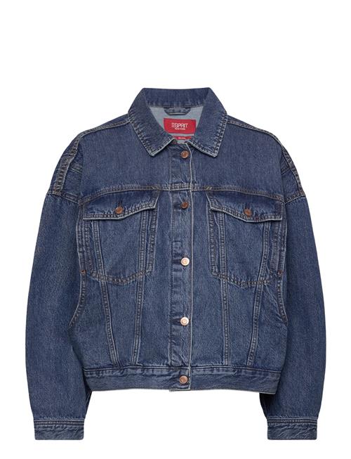 Esprit Casual Women Jackets Indoor Denim Regular Esprit Casual Blue