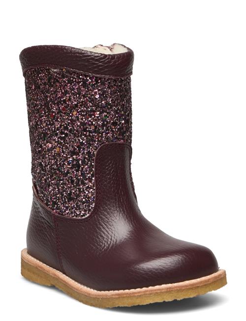 ANGULUS Boots - Flat - With Zipper ANGULUS Purple