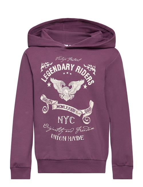 name it Nkmvugo Ls Sweat Wh Bru O1 Name It Purple