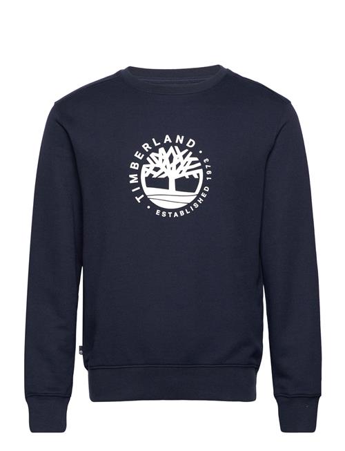 Se Timberland Ls Refibra Crew Swtsht Timberland Navy ved Booztlet