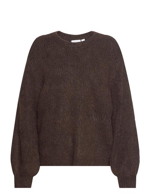 Se Saint Tropez Arabellasz Pullover Saint Tropez Brown ved Booztlet