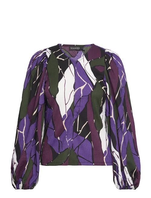 Slkillian Blouse Soaked In Luxury Purple