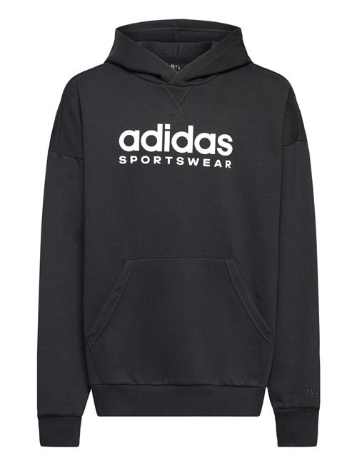 Se adidas Sportswear Fleece Hoodie Kids Adidas Sportswear Black ved Booztlet