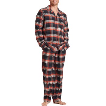 Se Jockey Cotton Flannel Pyjama Sort bomuld Small Herre ved Timarco