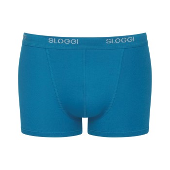 Sloggi For Men Basic Shorts Blå bomuld Small Herre