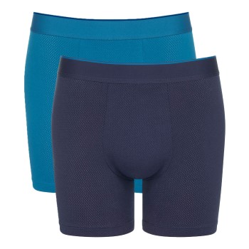 Sloggi 2P Men Ever Airy Short CP2 Marine/Blå bomuld Medium Herre