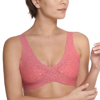 Sloggi Bh ZERO Feel Lace 2.0 Bralette Rosa Large Dame