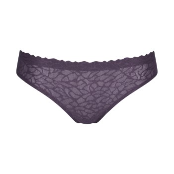 Sloggi Trusser ZERO Feel Lace 2.0 Brazil Panty Mørkelilla Small Dame