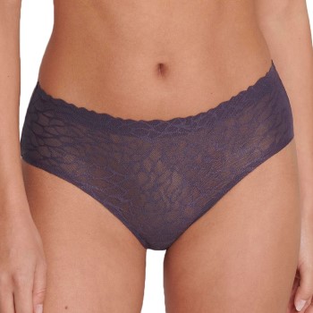 Sloggi Trusser ZERO Feel Lace 2.0 High Waist Brief Mørkelilla X-Small Dame