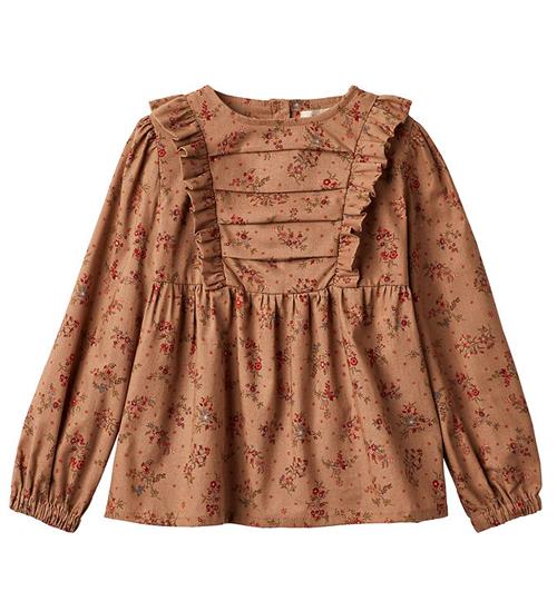 Se Wheat Bluse - Nolia - Berry Dust Flowers ved KidsWorld