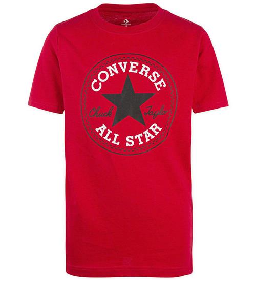 Converse T-shirt - Enamel Red m. Logo