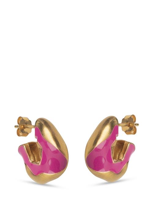 Amelia Hoops Enamel Copenhagen Pink