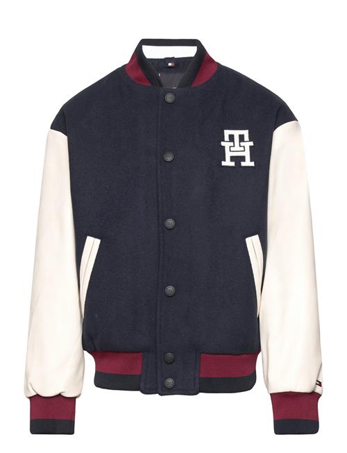 Monogram Varsity Bomber Tommy Hilfiger Patterned