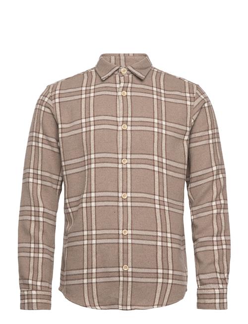 Jack & Jones Jprblubraxton Check Wool Shirt L/S Jack & J S Beige