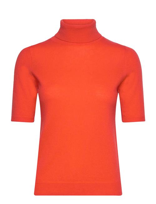 Davida Cashmere Turtleneck T-Shirt Davida Cashmere Orange