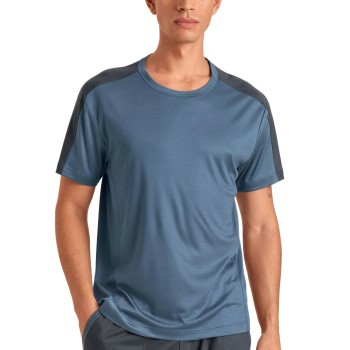 Se Calida DSW Cooling Men T-Shirt Blå lyocell Medium Herre ved Timarco