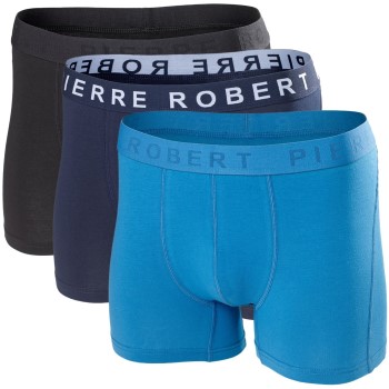 Pierre Robert 3P For Men Boxers CL1 Flerfarvet økologisk bomuld Large Herre