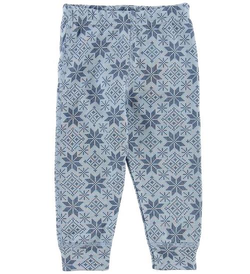 Se Joha Leggings - Uld - LyseblÃ¥ m. Stjerner ved KidsWorld