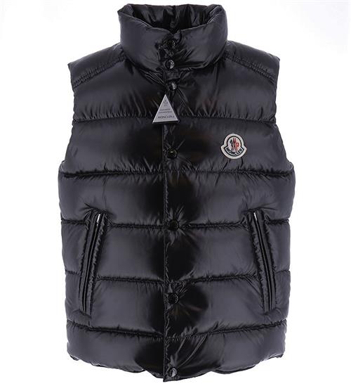 Se Moncler Moncler Dunvest - Tib - Sort ved KidsWorld