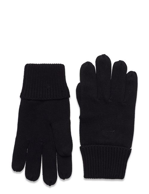 Superdry Knitted Logo Gloves Superdry Black