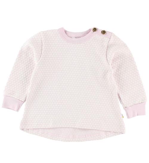 Se Joha Bluse - Strik - Rosa/Creme m. MÃ¸nster ved KidsWorld