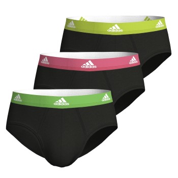 adidas 3P Active Flex Cotton Brief Flerfarvet-2 bomuld Small Herre