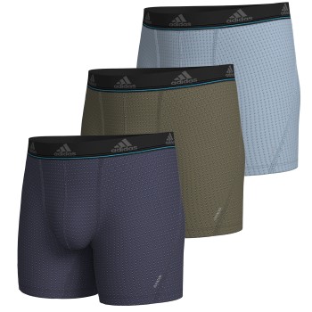 adidas 3P Active Micro Flex Vented Trunks Blå/Grøn polyamid Small Herre