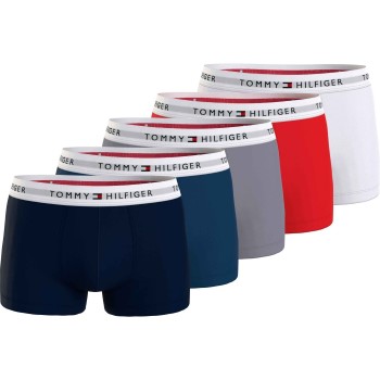 Tommy Hilfiger 5P Signature Cotton Essential Trunk Flerfarvet-2 bomuld X-Large Herre