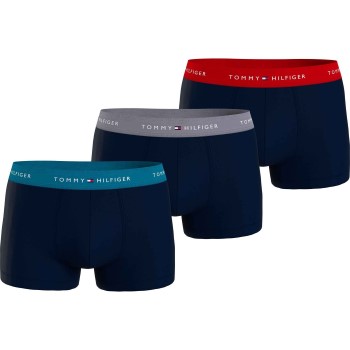 Tommy Hilfiger 3P WB Trunks Marineblå bomuld Medium Herre