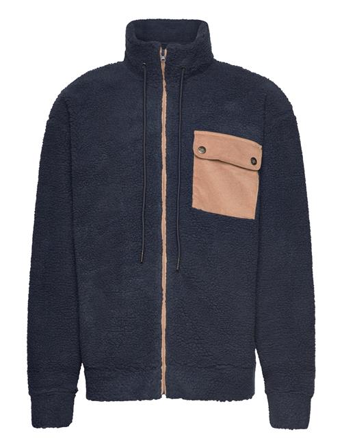 Dpcord Detail Teddy Jacket Denim Project Navy