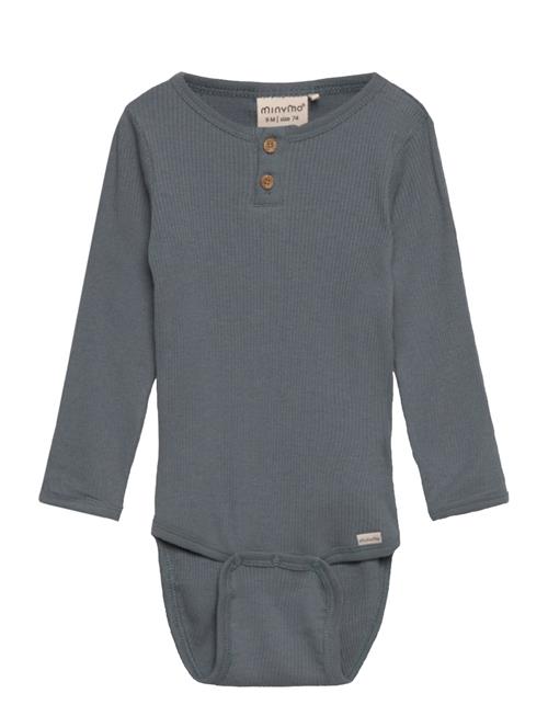 Minymo Body Ls Rib Minymo Blue