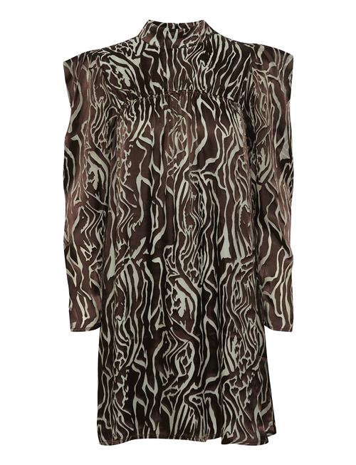 Fabiolagz P Short Dress Gestuz Brown