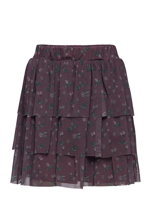 Minymo Skirt Aop Minymo Purple