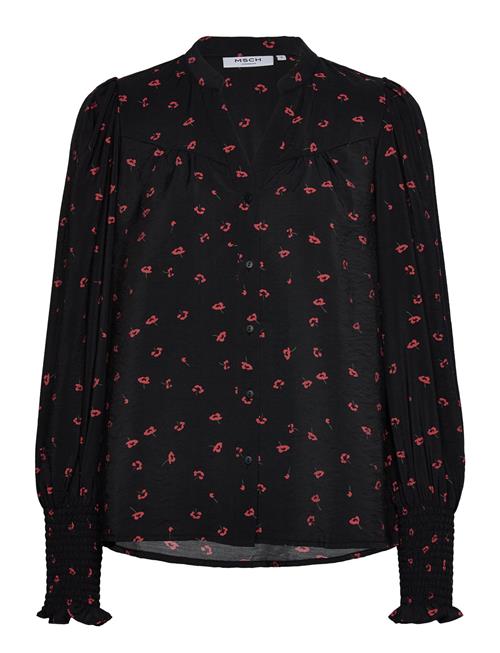 Se MSCH Copenhagen Mschvinaya Ladonna Shirt Aop MSCH Copenhagen Black ved Booztlet