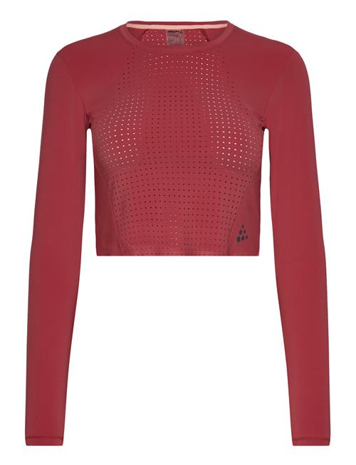 Craft Adv T Cropped Top W Craft Red