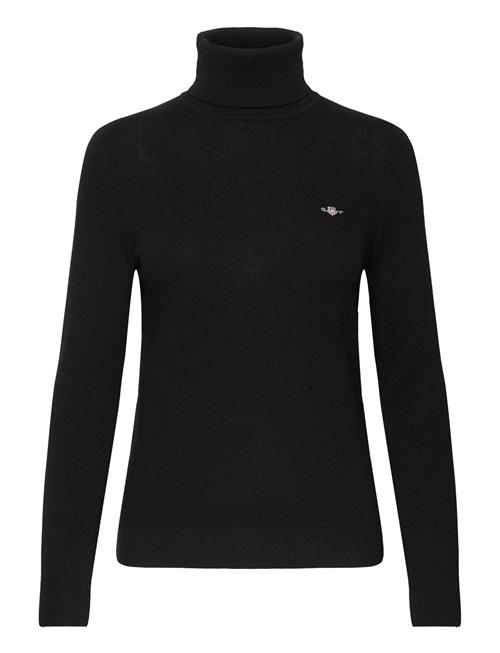 Se GANT Extrafine Rollneck GANT Black ved Booztlet