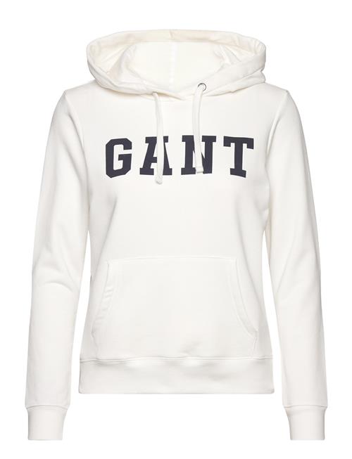 Se GANT Reg Graphic Hoodie GANT White ved Booztlet