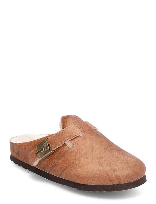 Se Scholl Sl Grace Suede Rust Scholl Brown ved Booztlet