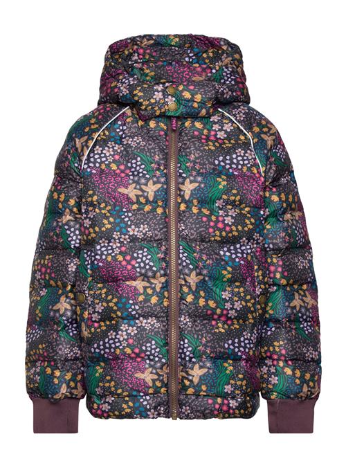 mikk-line Puffer Jacket Aop Rec. Mikk-line Patterned