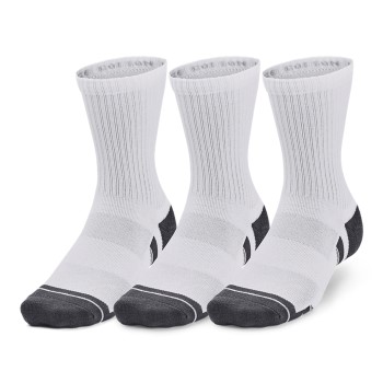 Under Armour Strømper 3P Performance Cotton Mid Socks Hvid X-Large